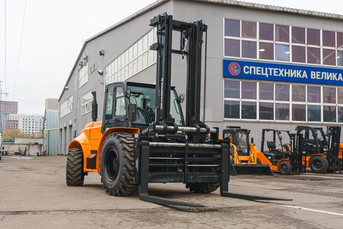 Внедорожный вилочный погрузчик HANGCHA CPCD100-XW70C-RT4